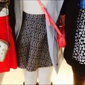 Black and Gold Circle Skirt Pacsun